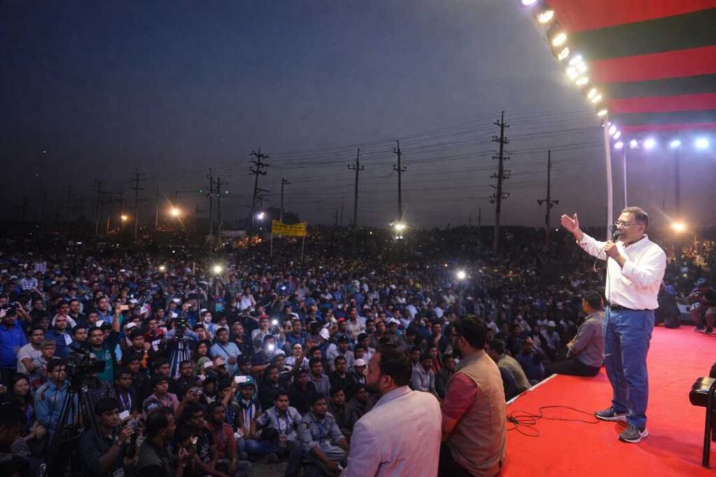 একসঙ্গে কাজ করার মাধ্যমেই দেশব্যাপী কাঙ্ক্ষিত পরিবর্তন অর্জন করা যাবে।